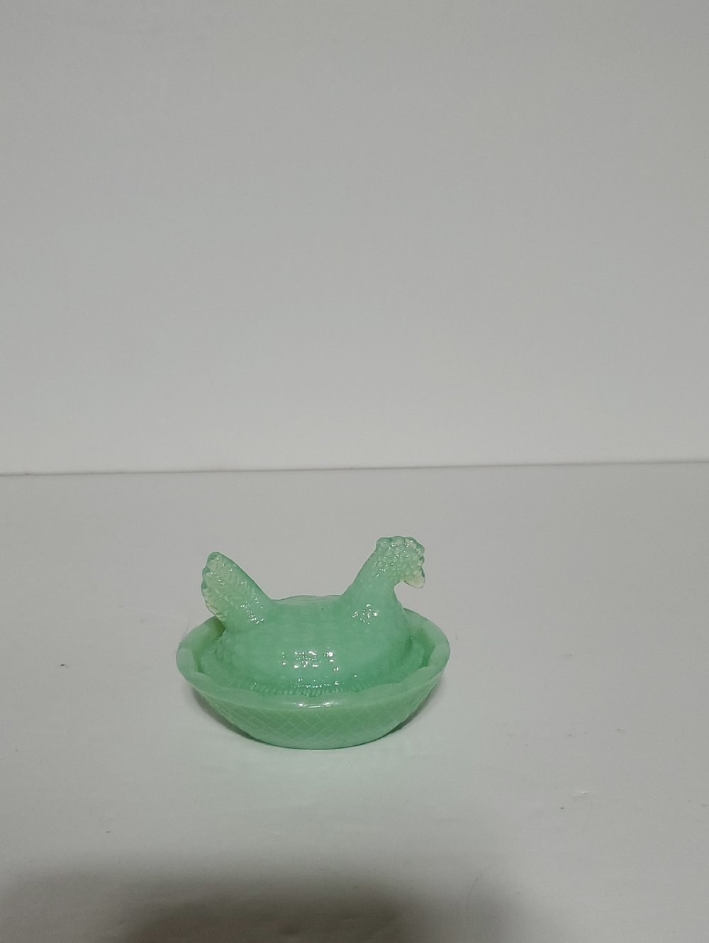 Jadeite Hen On Nest